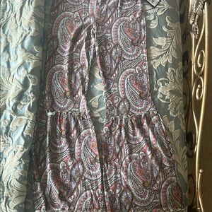 Art Class Red and Pink Bohemian Jumpsuit